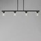 Maxim Lighting Scoop 4-Light Linear Pendant, Black 21236CLBK - alternate 4